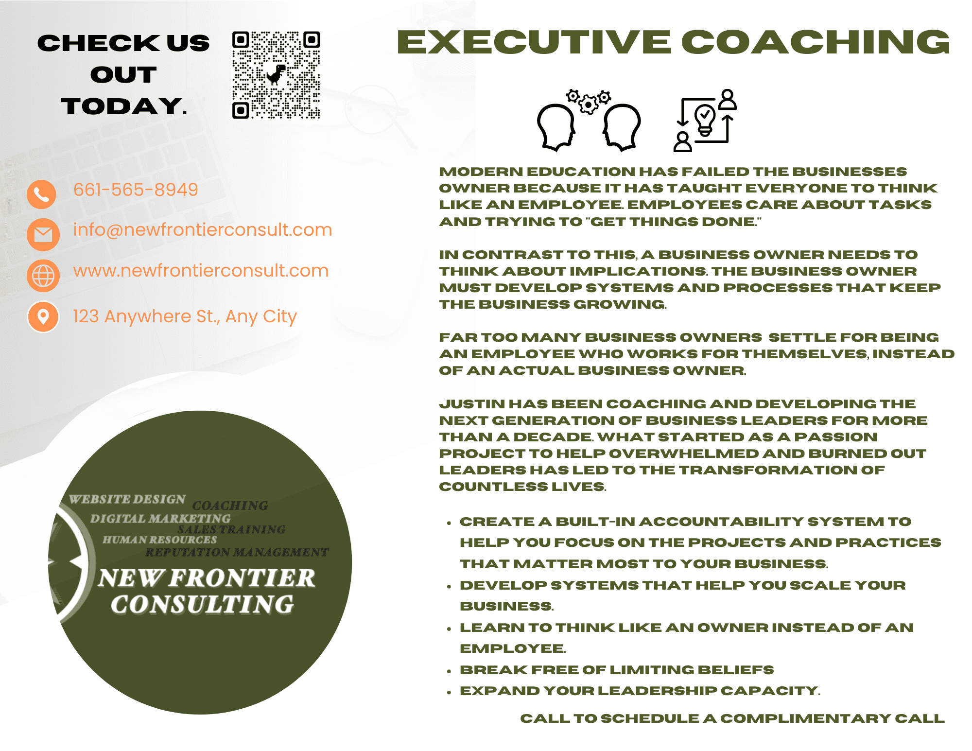 Executive Coaching Overview Product Information Image